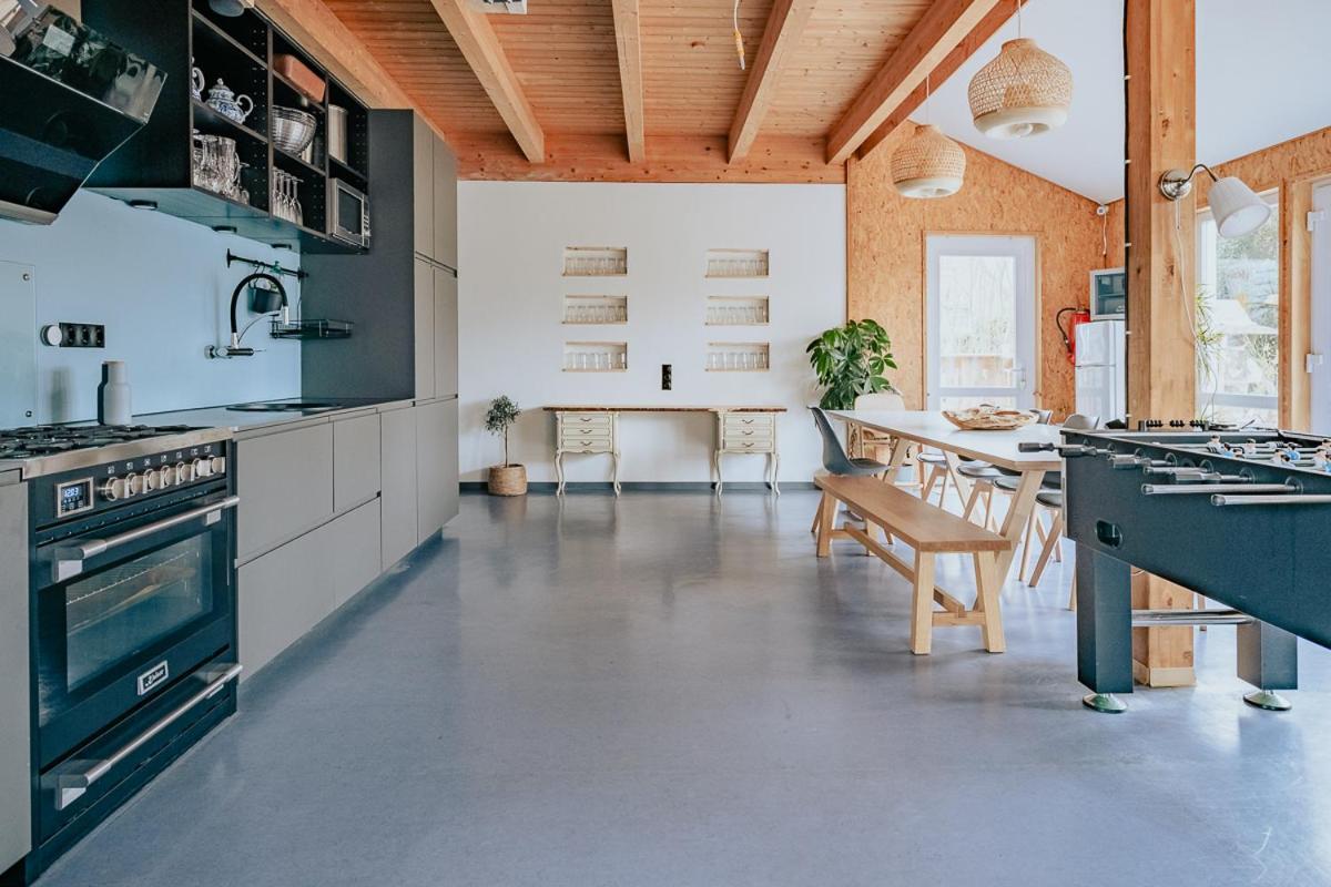 Hostel oder Ferienwohnung 1-16 Personen im BLAUEN HAUS Fehmarn Exterior foto