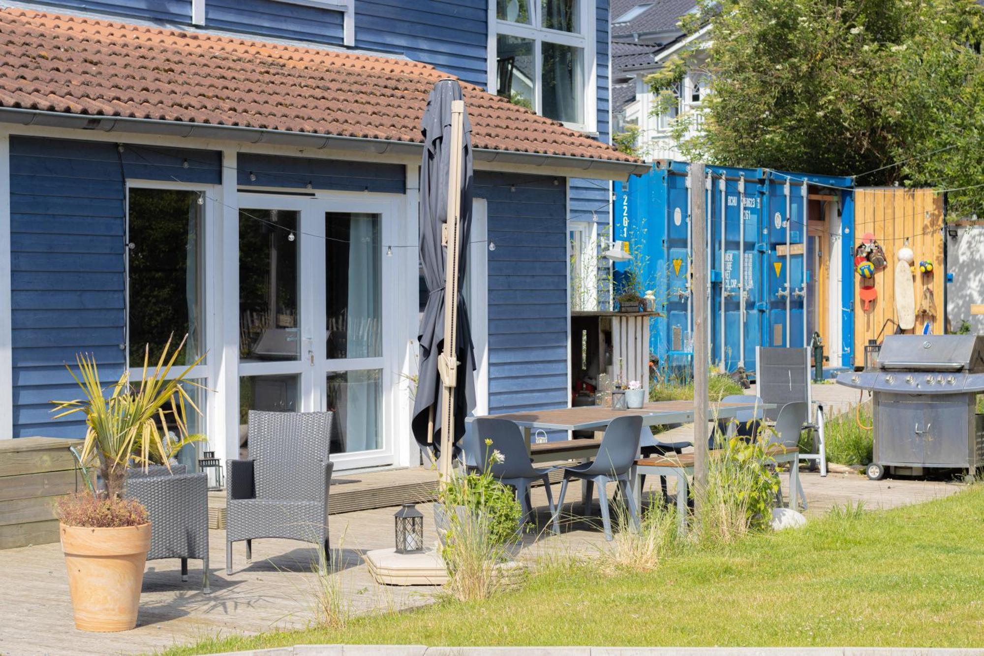 Hostel oder Ferienwohnung 1-16 Personen im BLAUEN HAUS Fehmarn Exterior foto